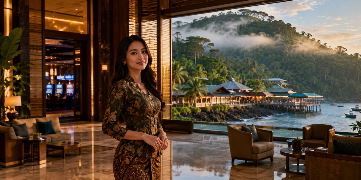 Suasana kasino dalam talian di Malaysia dengan gaya Melayu yang elegan